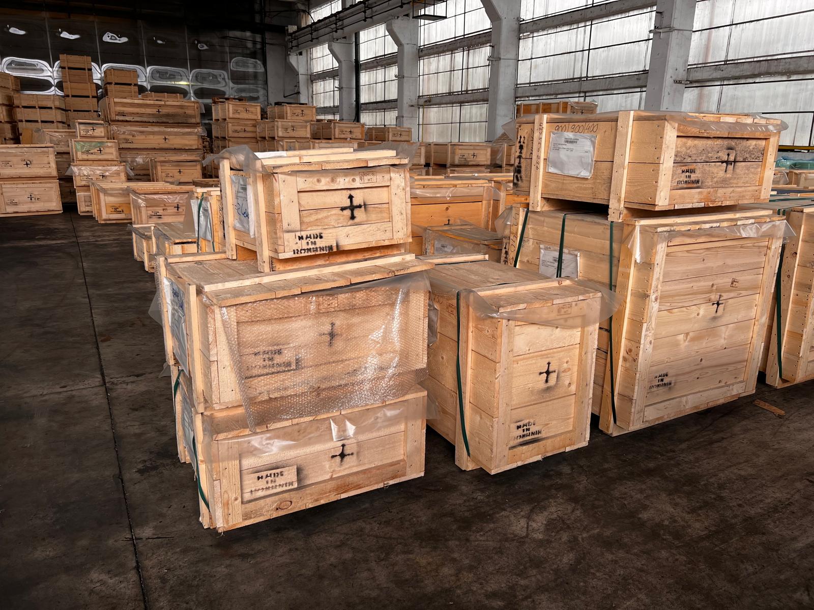 Lăzi și paleți din lemn — SARA MOBPACKING SRL